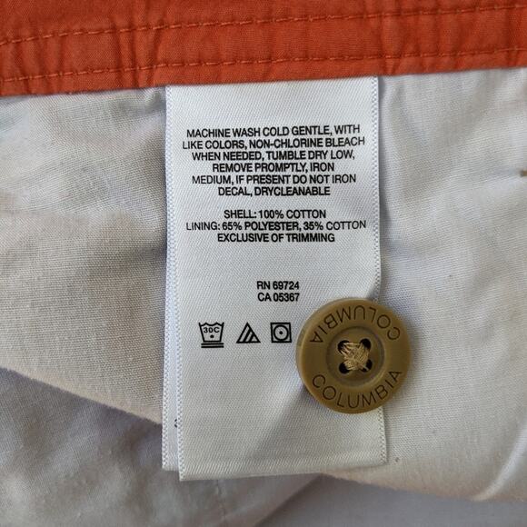 Columbia Men's Khaki Cotton Shorts 34 - Picture 8 of 9